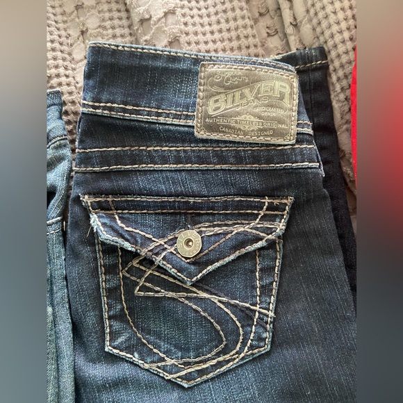 Silver jeans woman’s size 25 hand crafted - Picture 1 of 4